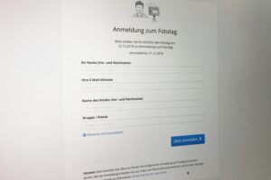 anmeldung zum fototag